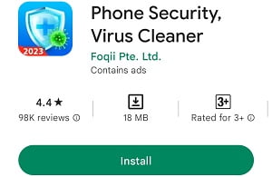 मोबाइल का वायरस हटाने वाला एप्स डाउनलोड करे 2023